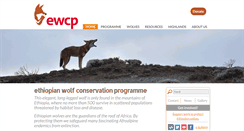 Desktop Screenshot of ethiopianwolf.org